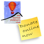 Burned Childrens Club- donate online